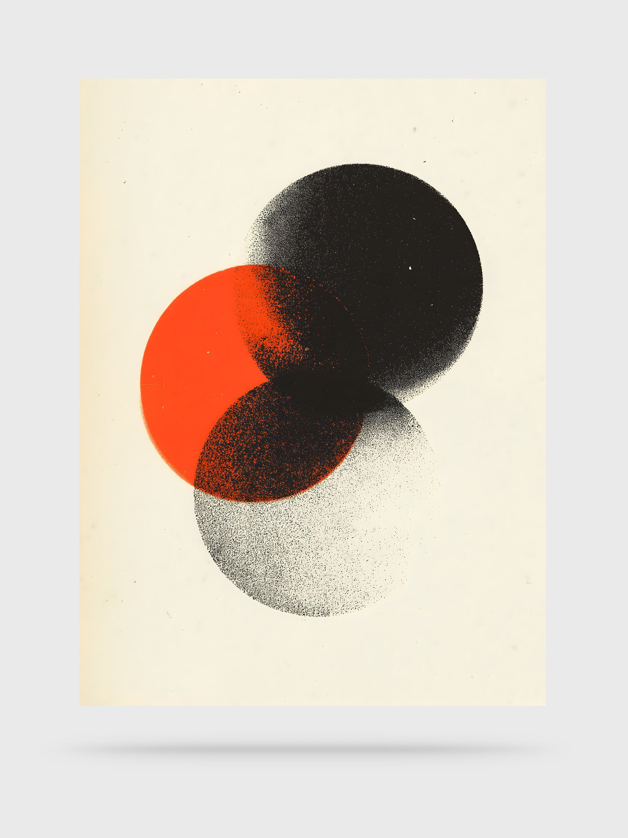 The Overlap fine art print, unframed, by HOOKD Studio
