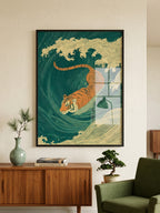 Against the Current art print lifestyle display