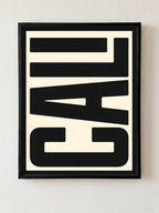 West Of Everything fine art print in black frame by HOOKD Studio