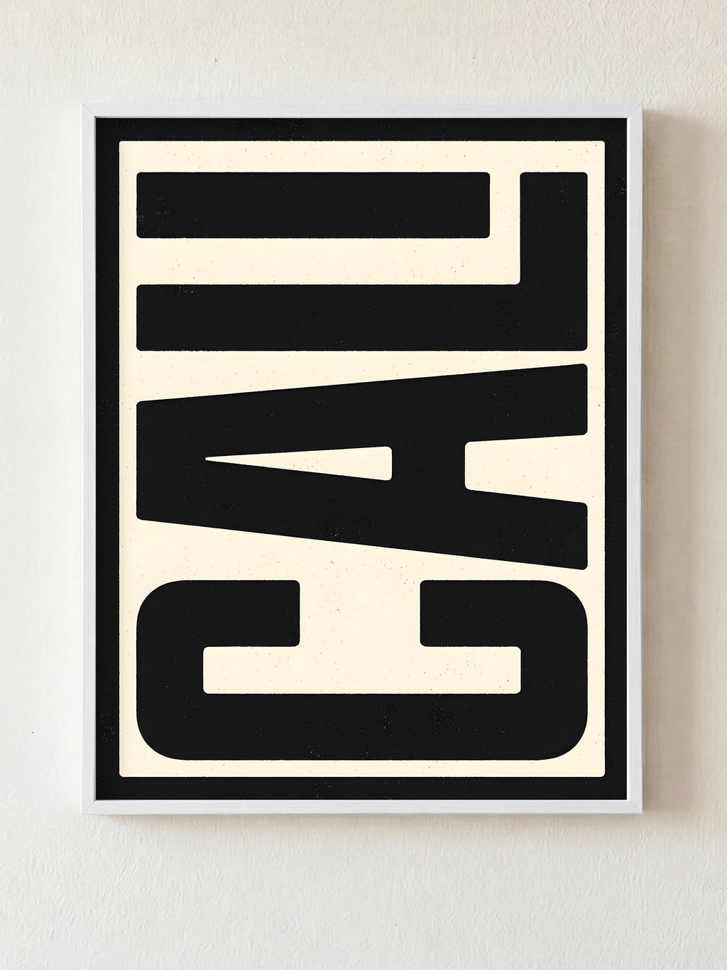 West Of Everything fine art print in white frame by HOOKD Studio