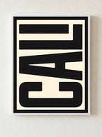 West Of Everything fine art print in white frame by HOOKD Studio