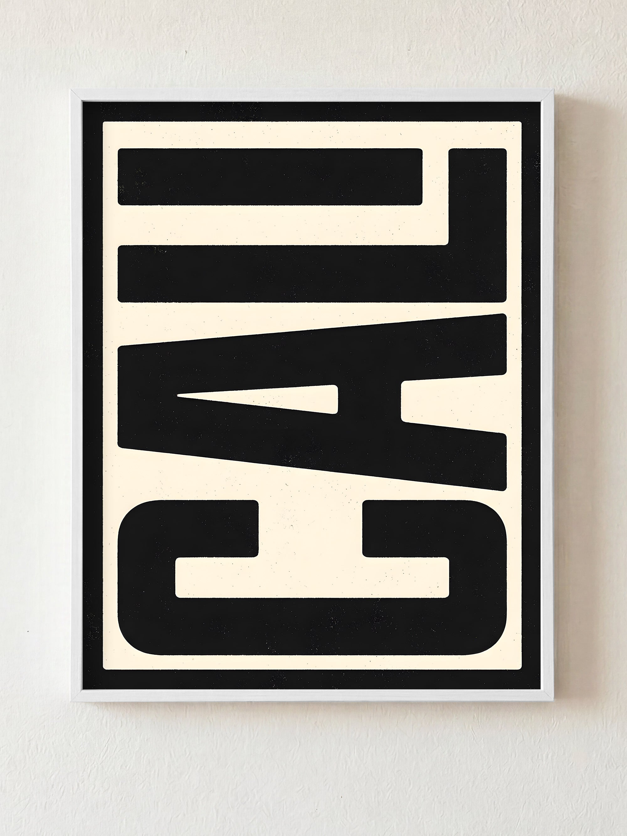 West Of Everything fine art print in white frame by HOOKD Studio