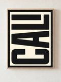 West Of Everything fine art print in natural wood frame by HOOKD Studio