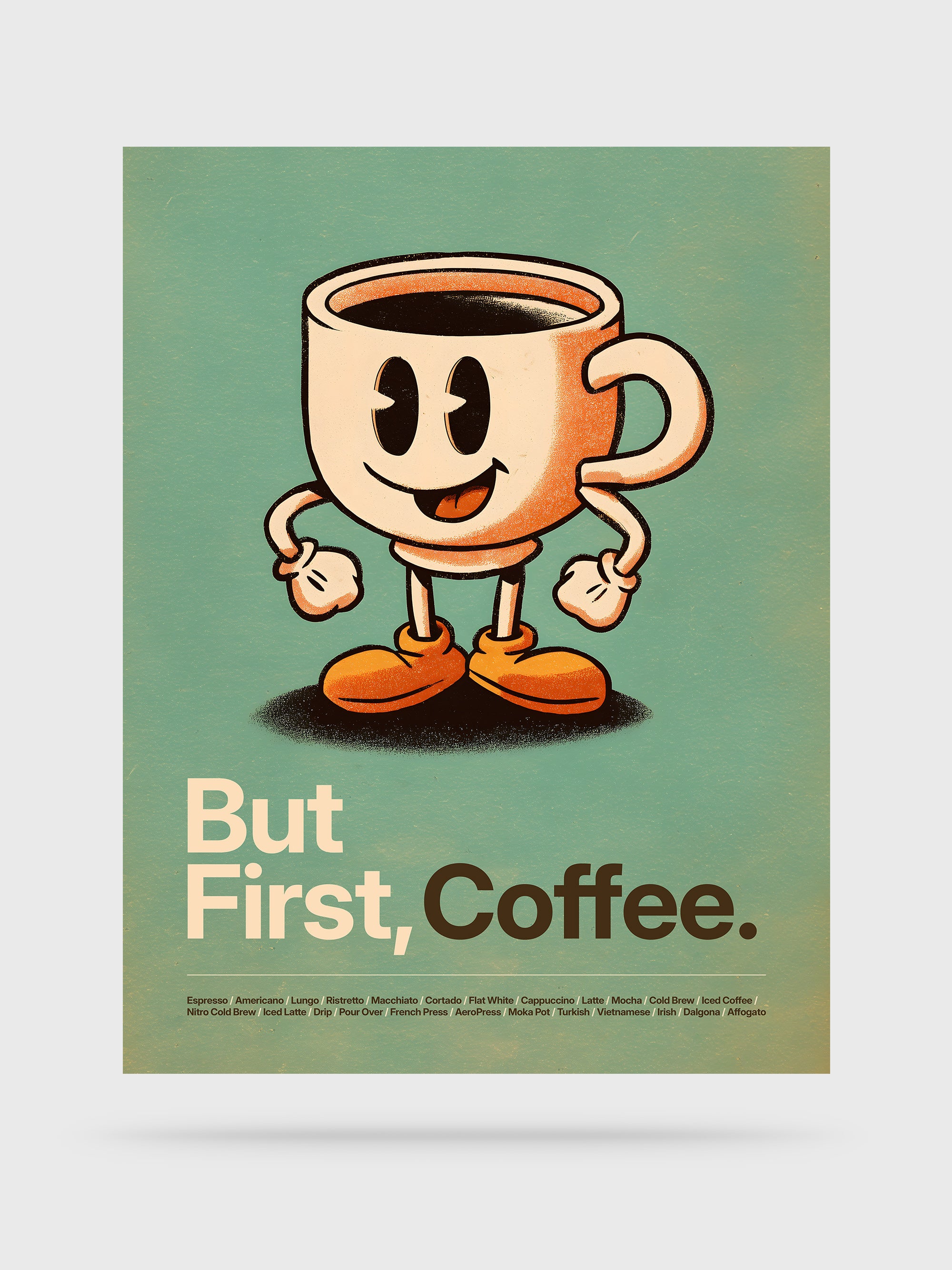 But First, Coffee fine art print, unframed, by HOOKD Studio