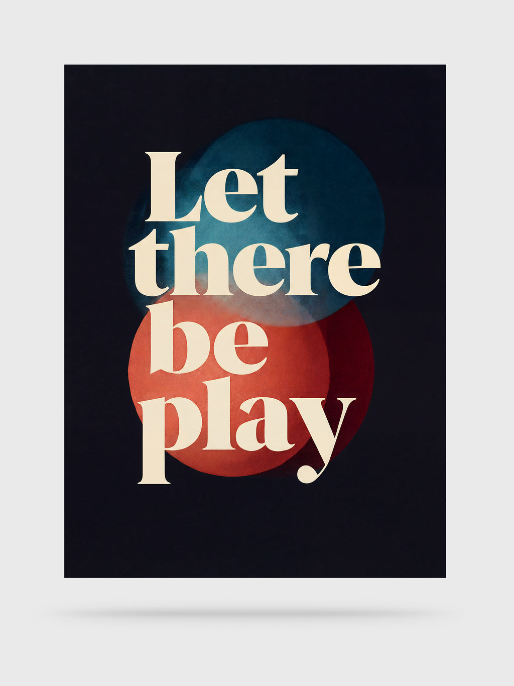 Let There Be Play fine art print, unframed, by HOOKD Studio