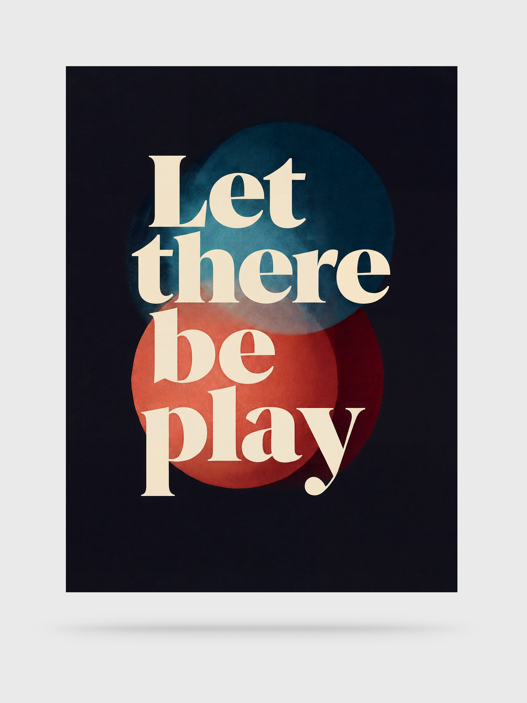 Let There Be Play fine art print, unframed, by HOOKD Studio