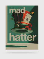 Mad Hatter fine art print, unframed, by HOOKD Studio