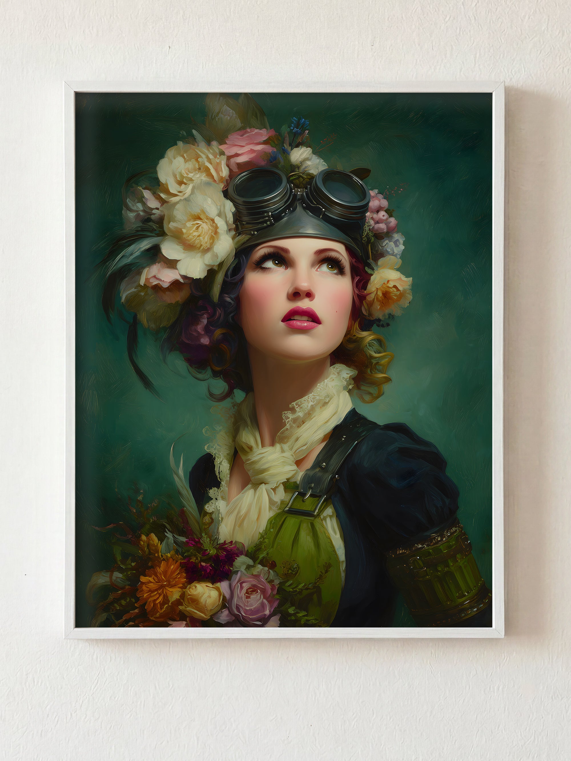 No Era fine art print in white frame by HOOKD Studio