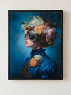 The Blind Garden fine art print in black frame by HOOKD Studio