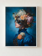 The Blind Garden fine art print in white frame by HOOKD Studio