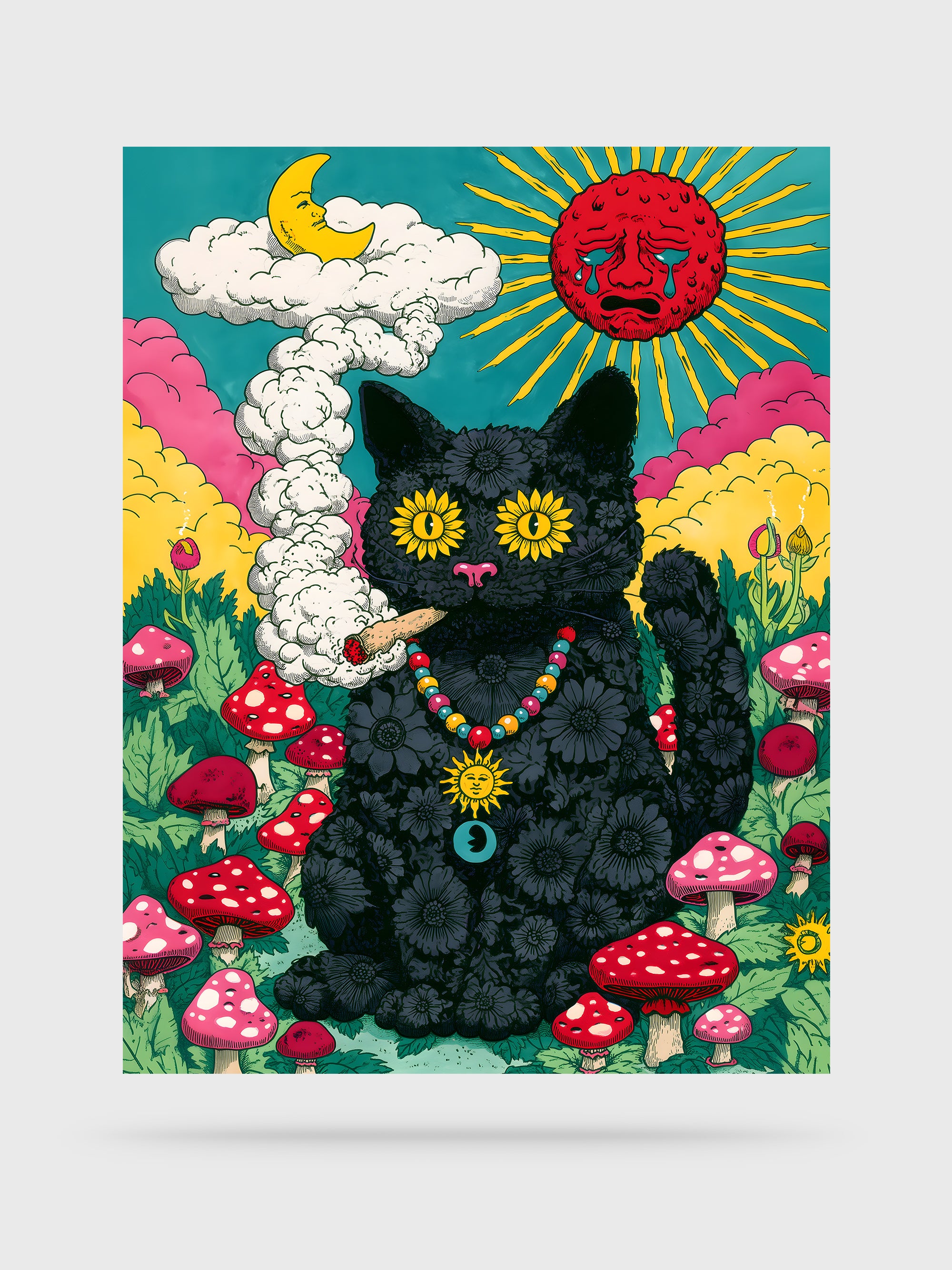 Dreamy Dayz fine art print, unframed, by HOOKD Studio
