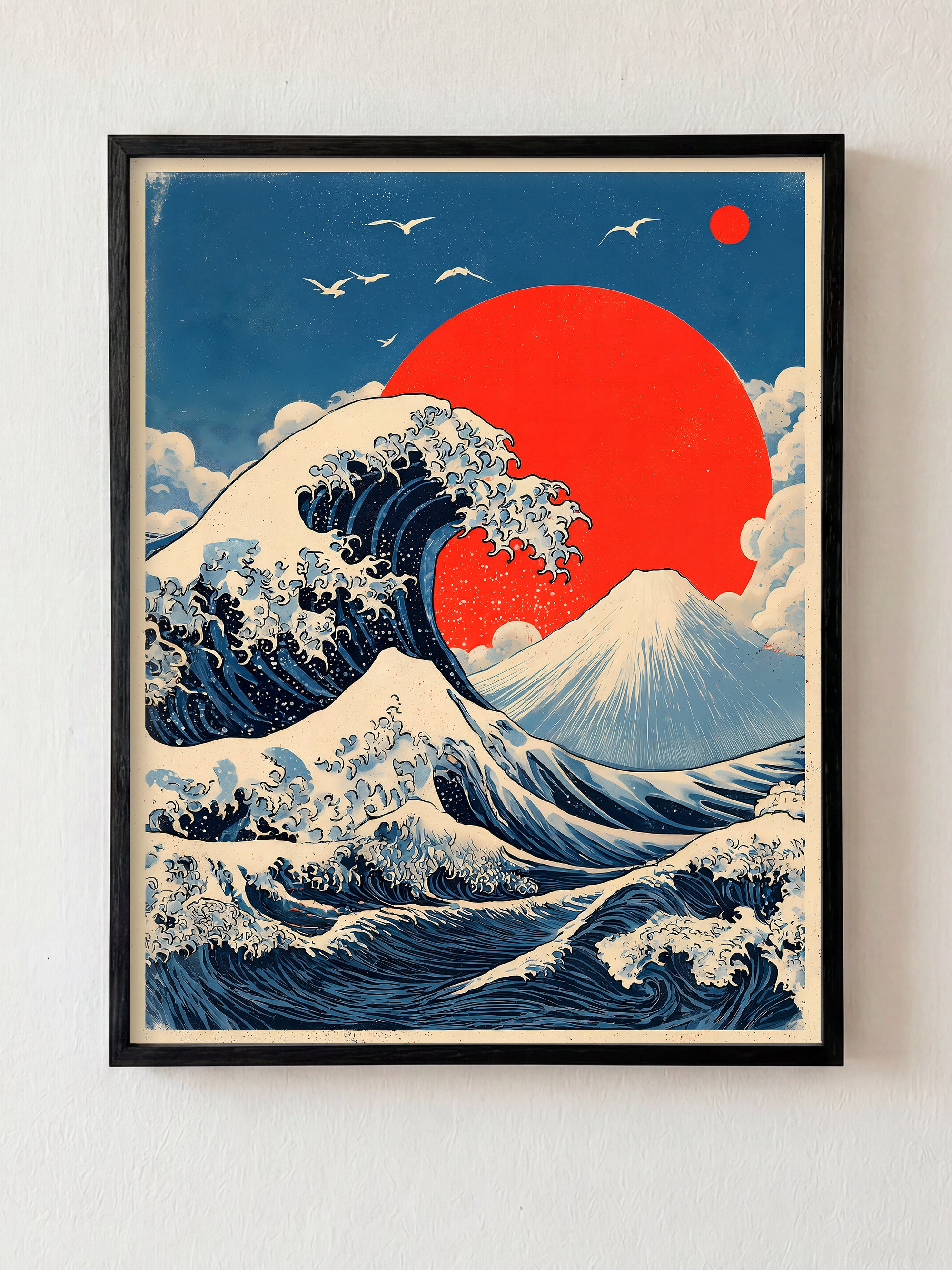 The Unanswerable fine art print in black frame by HOOKD Studio
