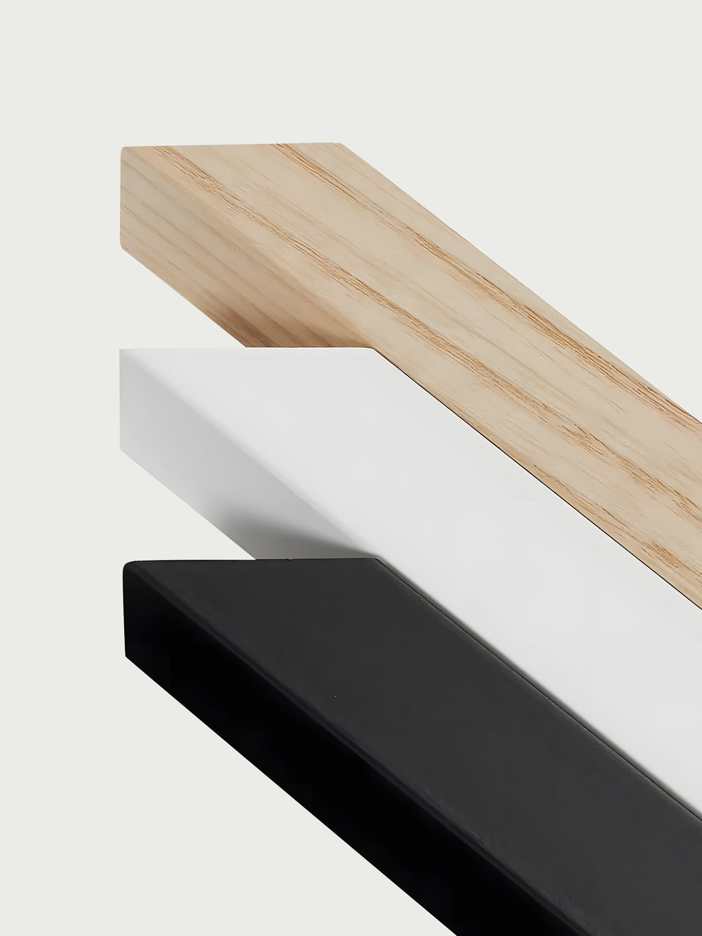 HOOKD Studio handcrafted solid wood frame detail