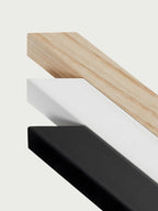 HOOKD Studio handcrafted solid wood frame detail